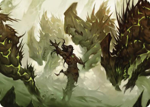 Ezuri's Predation Art Card [Art Series: Commander Masters] 23