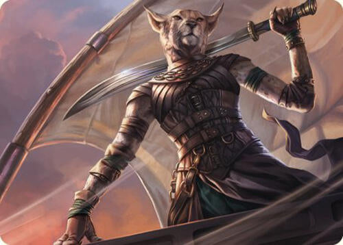 Mirri, Weatherlight Duelist Art Card [Art Series: Commander Masters] 28