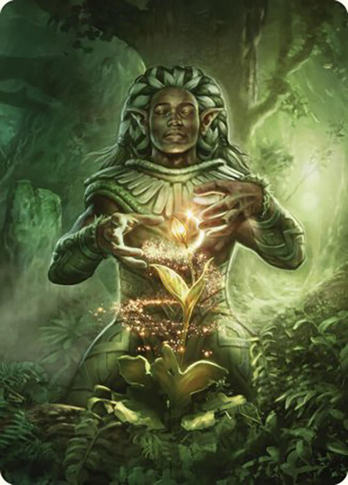 Elvish Mystic Art Card [Art Series: Commander Masters] 41