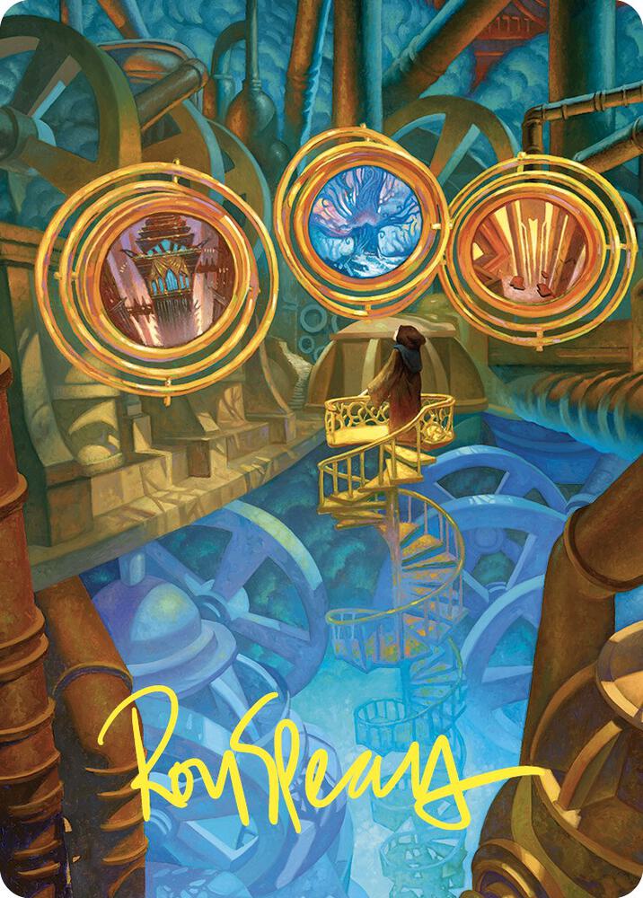 Extraplanar Lens Art Card (Gold-Stamped Signature) [Art Series: Commander Masters] 46