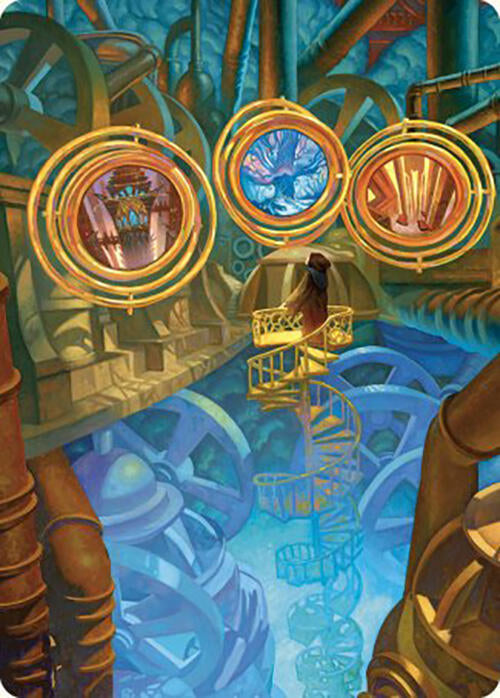 Extraplanar Lens Art Card [Art Series: Commander Masters] 46
