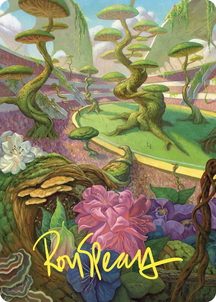Undergrowth Stadium Art Card (Gold-Stamped Signature) [Art Series: Commander Masters] 49