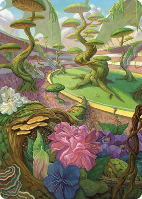 Undergrowth Stadium Art Card [Art Series: Commander Masters] 49