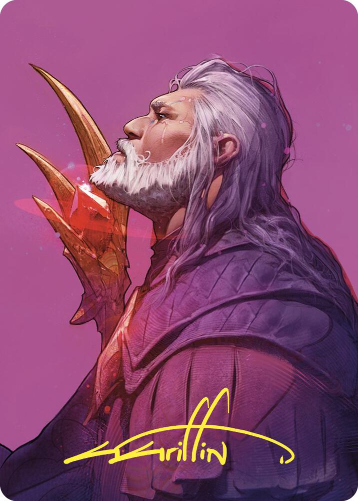 Urza, Lord High Artificer Art Card (Gold-Stamped Signature) [Art Series: Commander Masters] 53