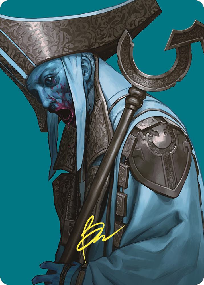 Mikaeus, the Unhallowed Art Card (Gold-Stamped Signature) [Art Series: Commander Masters] 54