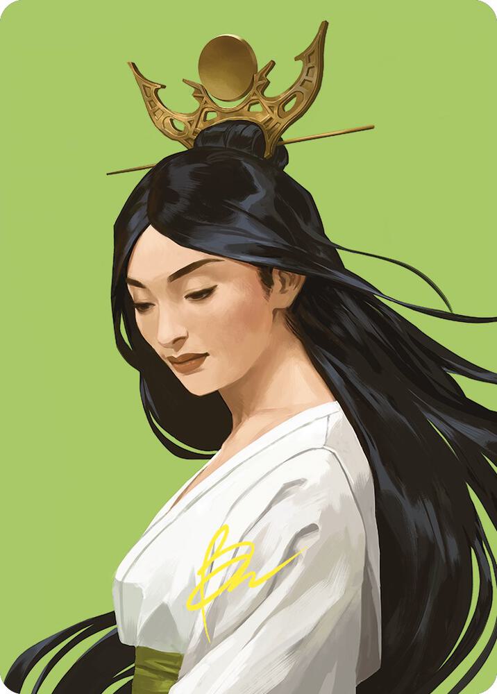 Azusa, Lost but Seeking Art Card (Gold-Stamped Signature) [Art Series: Commander Masters] 56