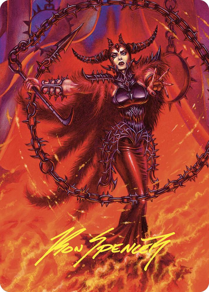 Deadly Rollick Art Card (Gold-Stamped Signature) [Art Series: Commander Masters] 63