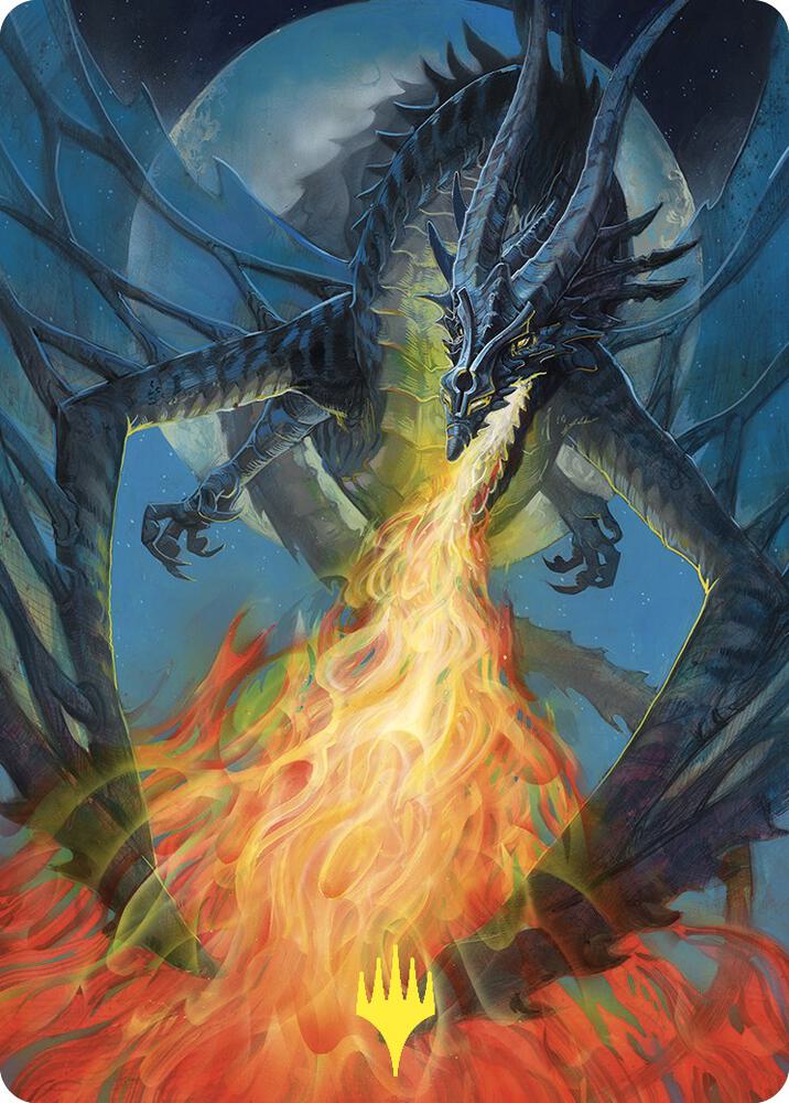Balefire Dragon Art Card (Gold-Stamped) [Art Series: Commander Masters] 65