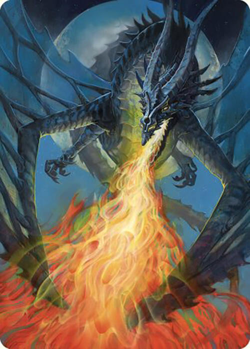 Balefire Dragon Art Card [Art Series: Commander Masters] 65