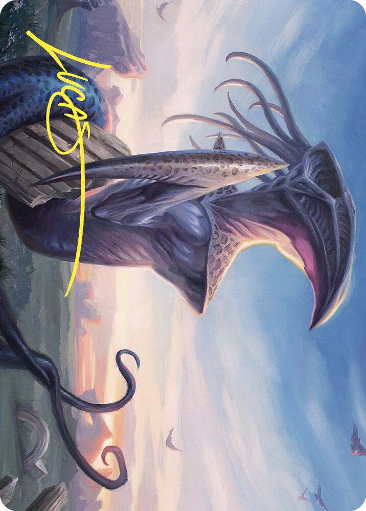 Sentinel Sliver Art Card (Gold-Stamped Signature) [Art Series: Commander Masters] 76