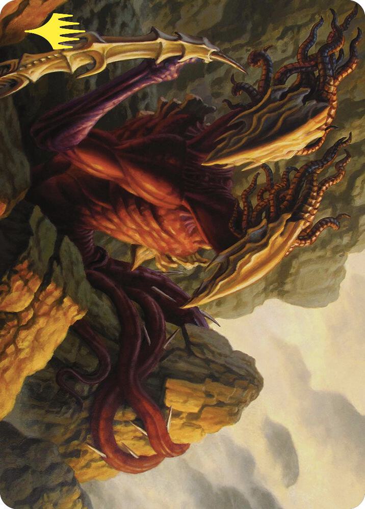 Two-Headed Sliver Art Card (Gold-Stamped) [Art Series: Commander Masters] 79