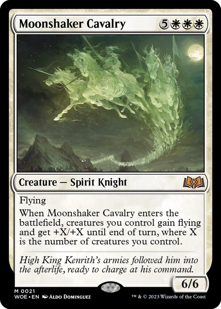 Moonshaker Cavalry [Wilds of Eldraine] 21