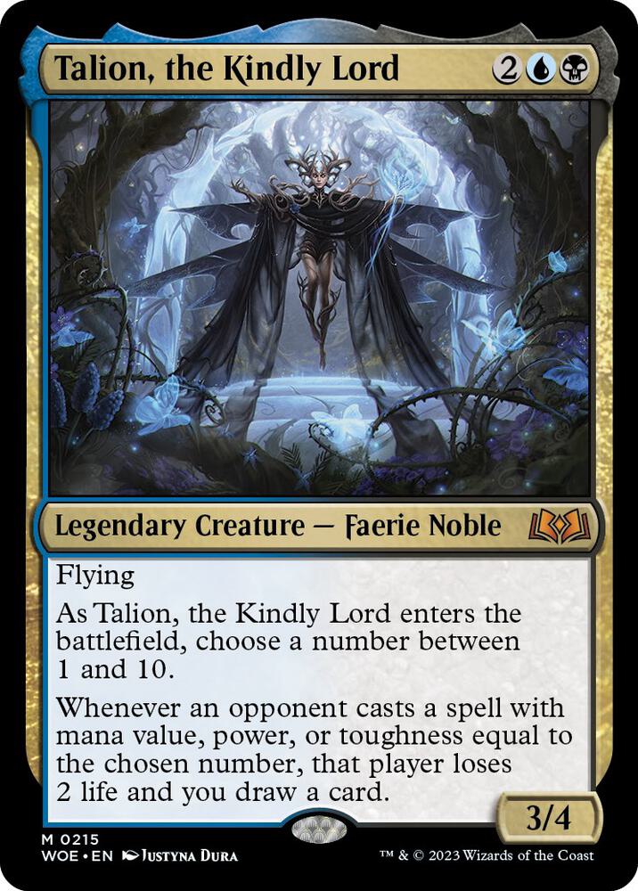 Talion, the Kindly Lord [Wilds of Eldraine] 215
