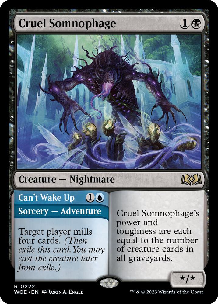 Cruel Somnophage [Wilds of Eldraine] 222