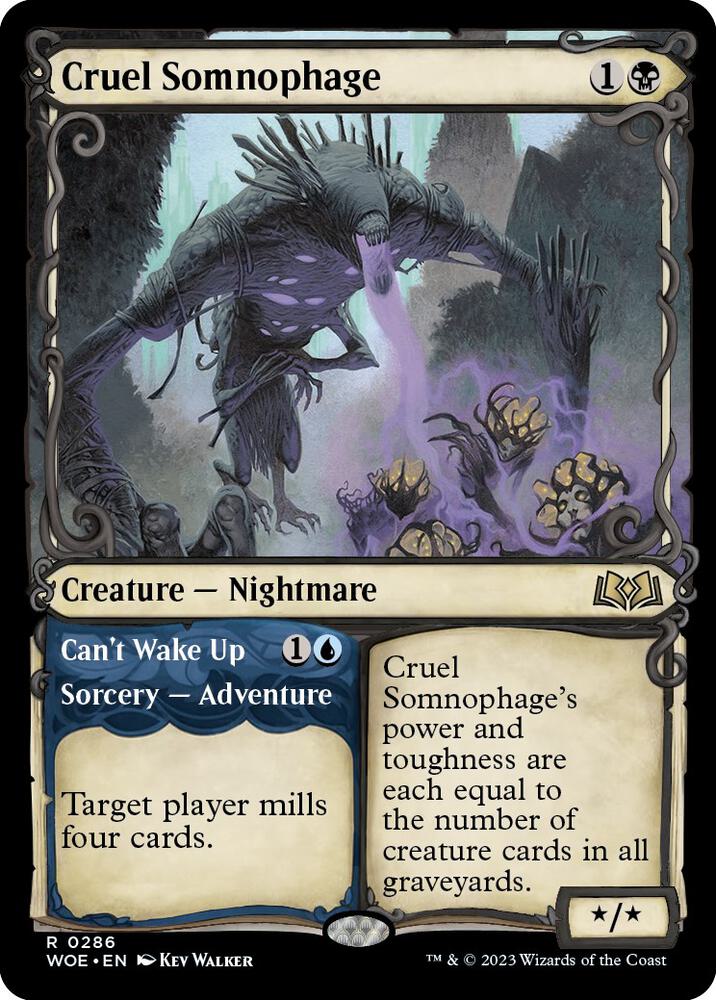 Cruel Somnophage (Showcase) [Wilds of Eldraine] 286