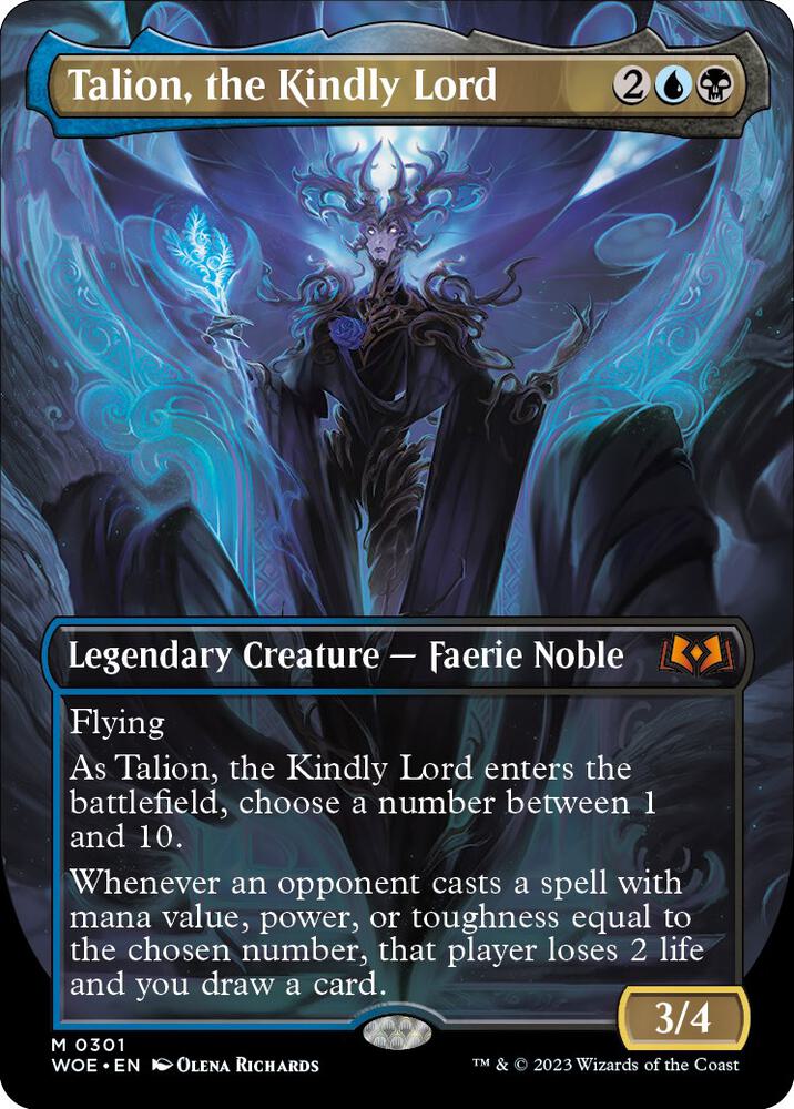Talion, the Kindly Lord (Borderless) [Wilds of Eldraine] 301