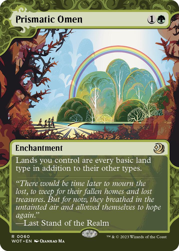 Prismatic Omen [Wilds of Eldraine: Enchanting Tales] 60