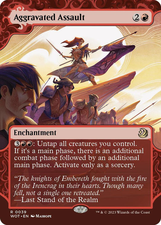 Aggravated Assault [Wilds of Eldraine: Enchanting Tales] 39