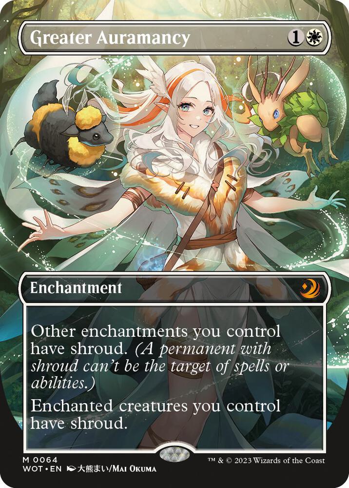 Greater Auramancy (Anime Borderless) [Wilds of Eldraine: Enchanting Tales] 64