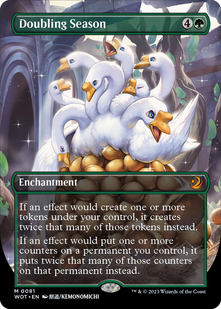 Doubling Season (Anime Borderless) [Wilds of Eldraine: Enchanting Tales] 81