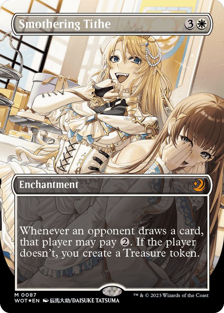Smothering Tithe (Anime Borderless) (Confetti Foil) [Wilds of Eldraine: Enchanting Tales] 87