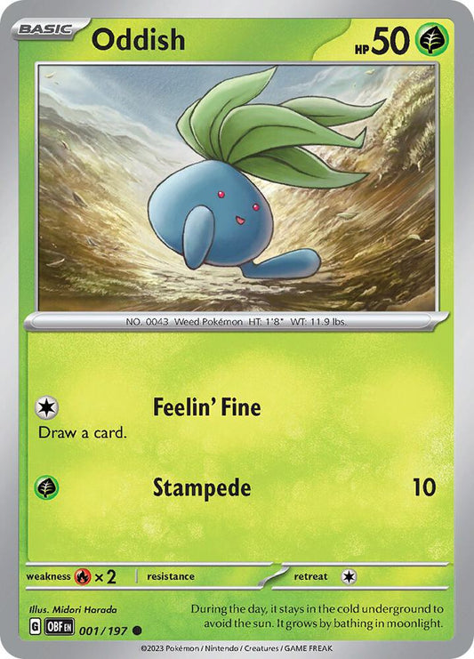 Oddish [SV03: Obsidian Flames] 001/197