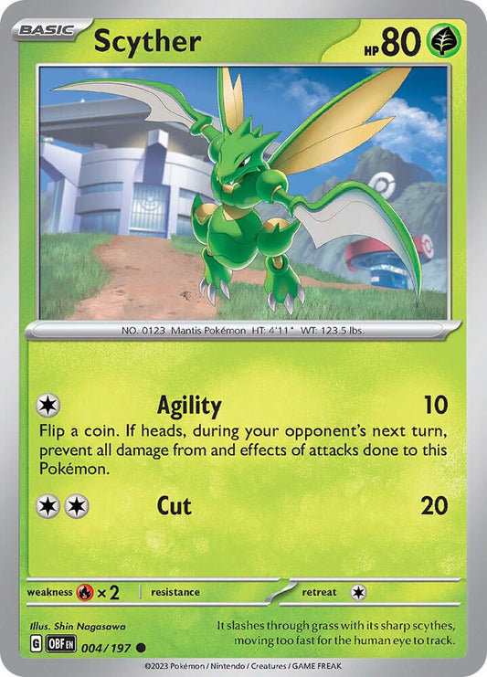 Scyther [SV03: Obsidian Flames] 004/197