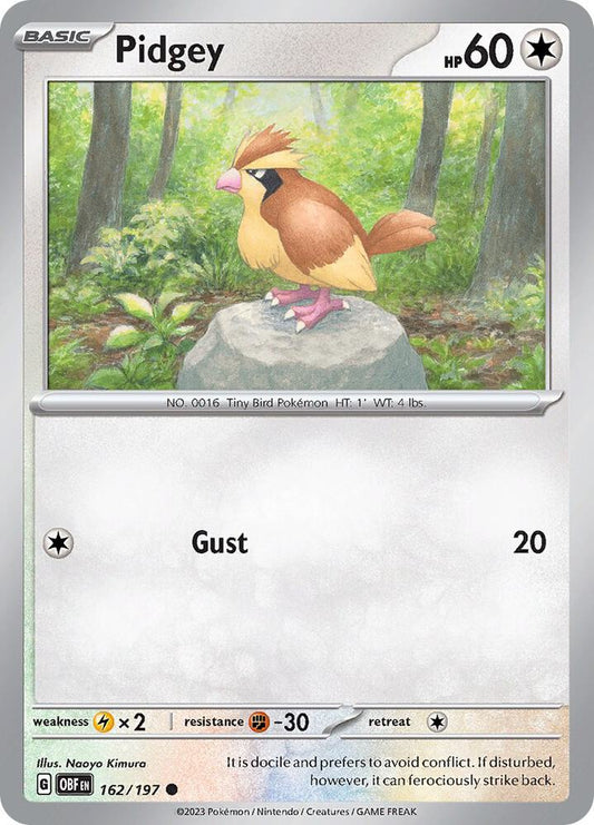 Pidgey [SV03: Obsidian Flames] 162/197