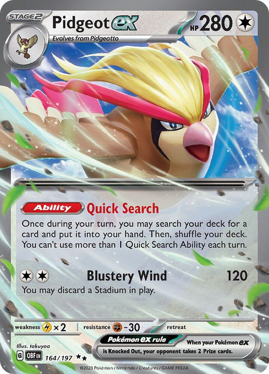 Pidgeot ex [SV03: Obsidian Flames] 164/197
