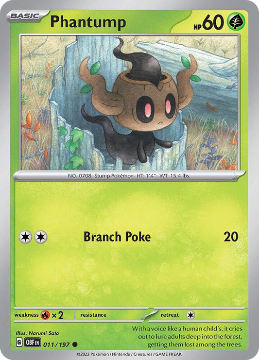 Phantump [SV03: Obsidian Flames] 011/197