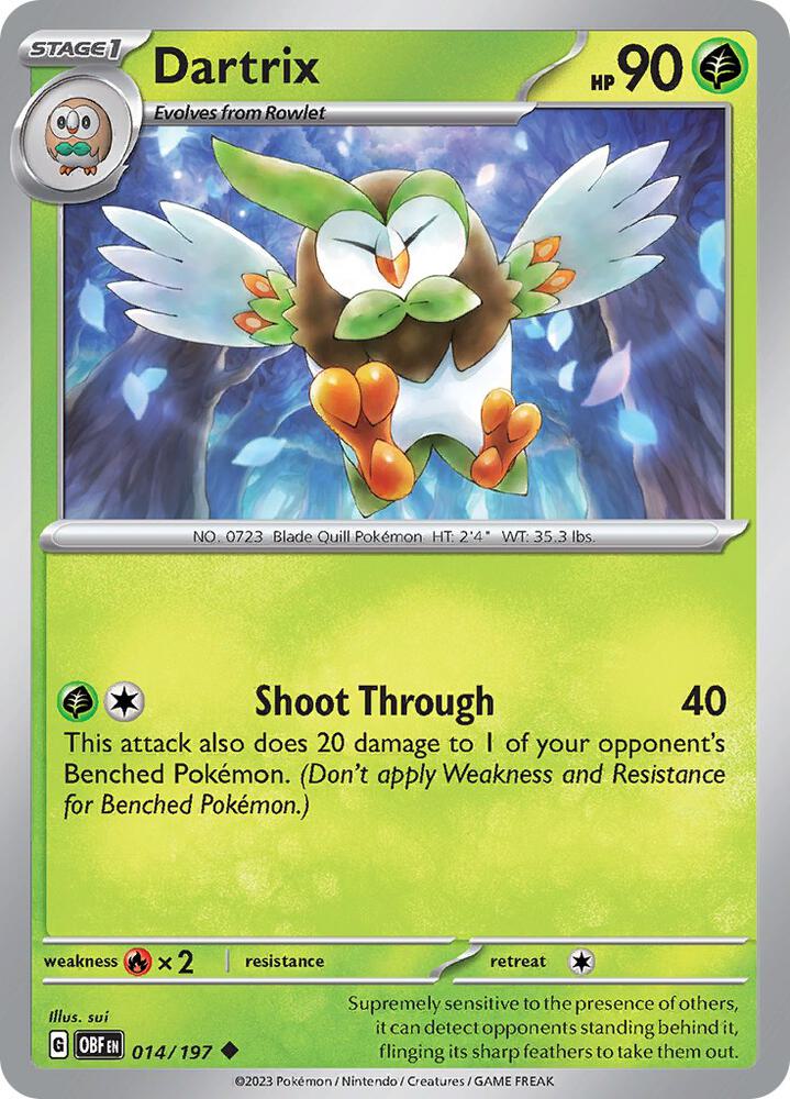 Dartrix [SV03: Obsidian Flames] 014/197