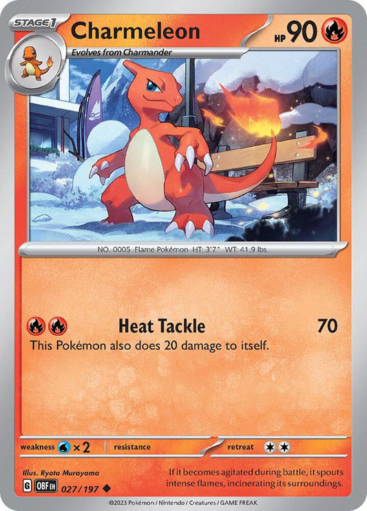 Charmeleon [SV03: Obsidian Flames] 027/197