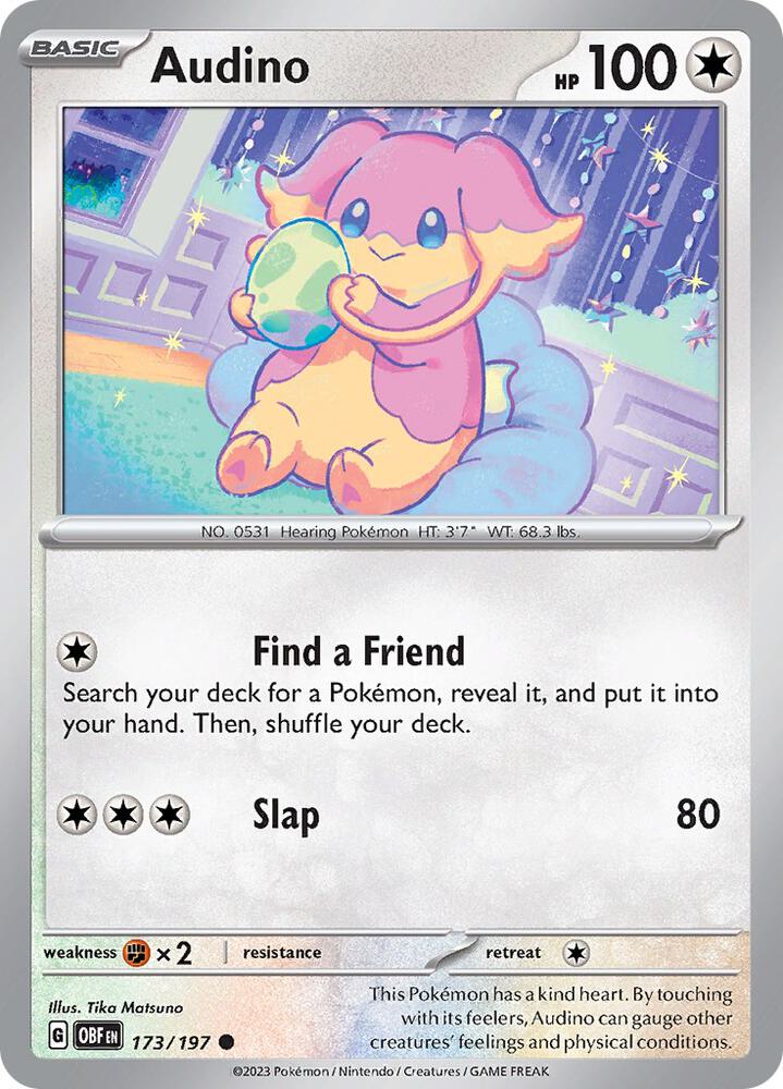 Audino [SV03: Obsidian Flames] 173/197