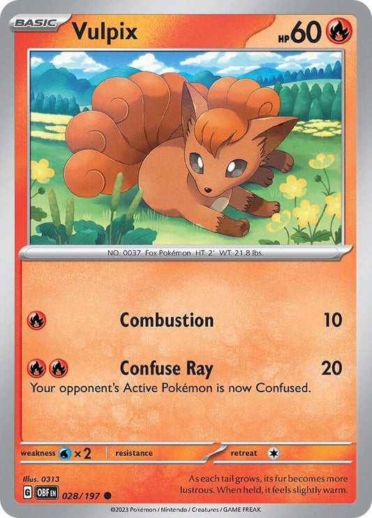 Vulpix [SV03: Obsidian Flames] 028/197