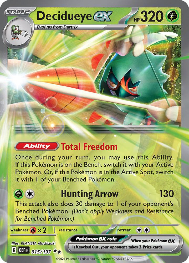 Decidueye ex [SV03: Obsidian Flames] 015/197