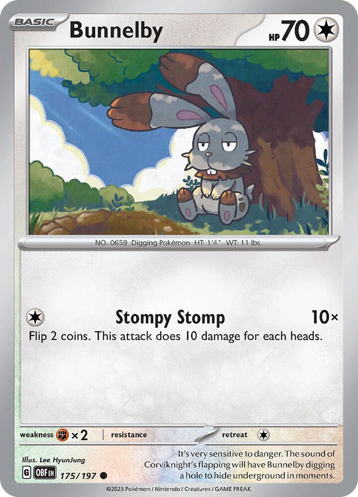 Bunnelby [SV03: Obsidian Flames] 175/197