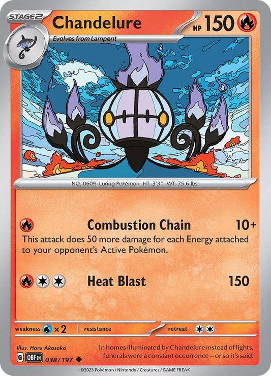 Chandelure [SV03: Obsidian Flames] 038/197