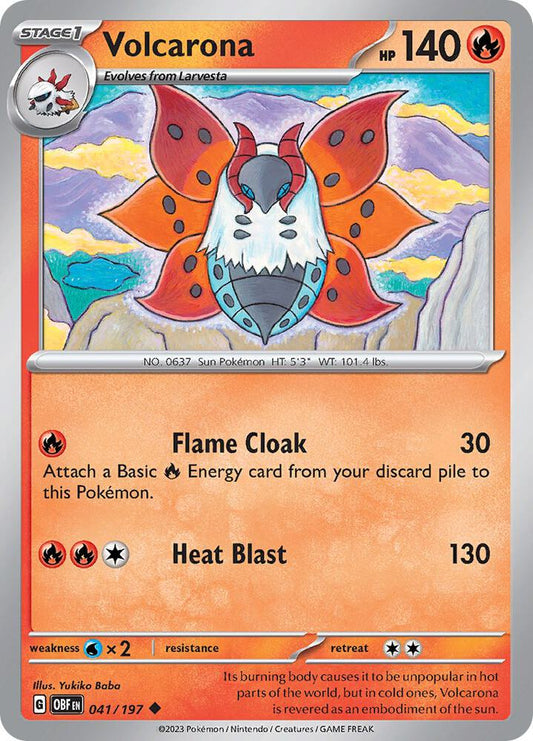 Volcarona [SV03: Obsidian Flames] 041/197