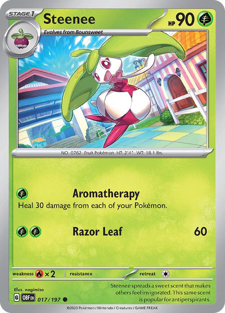 Steenee [SV03: Obsidian Flames] 017/197