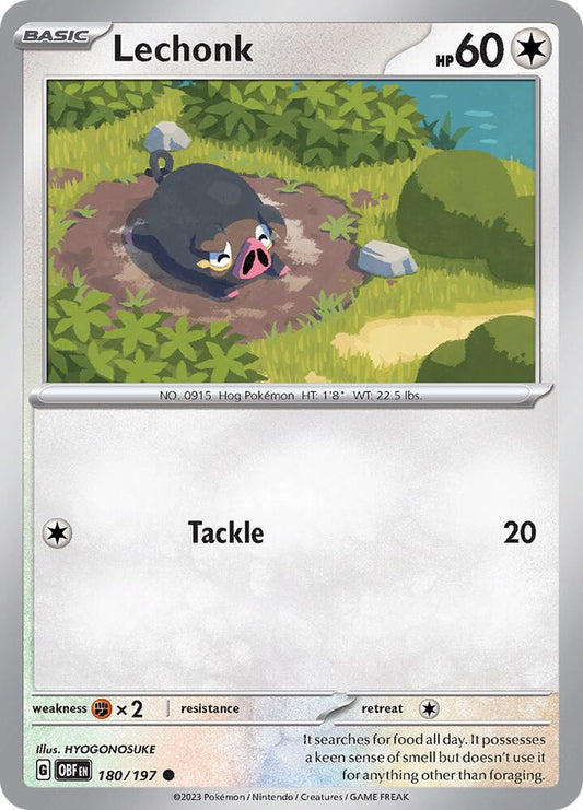 Lechonk - 180/197 [SV03: Obsidian Flames] 180/197