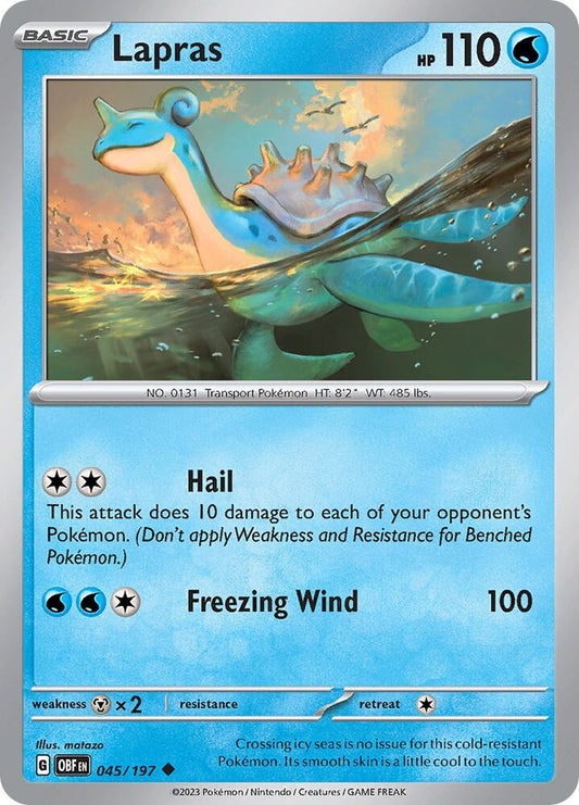 Lapras [SV03: Obsidian Flames] 045/197