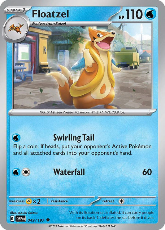 Floatzel [SV03: Obsidian Flames] 049/197