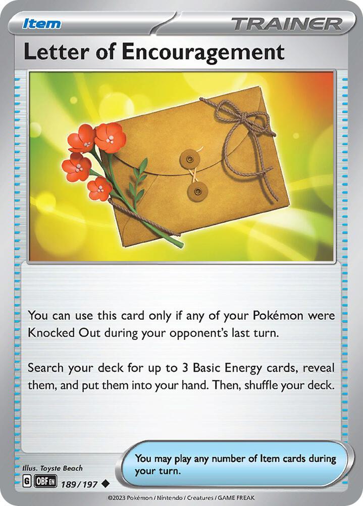 Letter of Encouragement [SV03: Obsidian Flames] 189/197