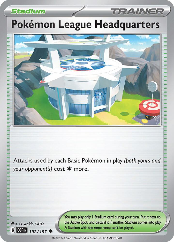 Pokemon League Headquarters [SV03: Obsidian Flames] 192/197