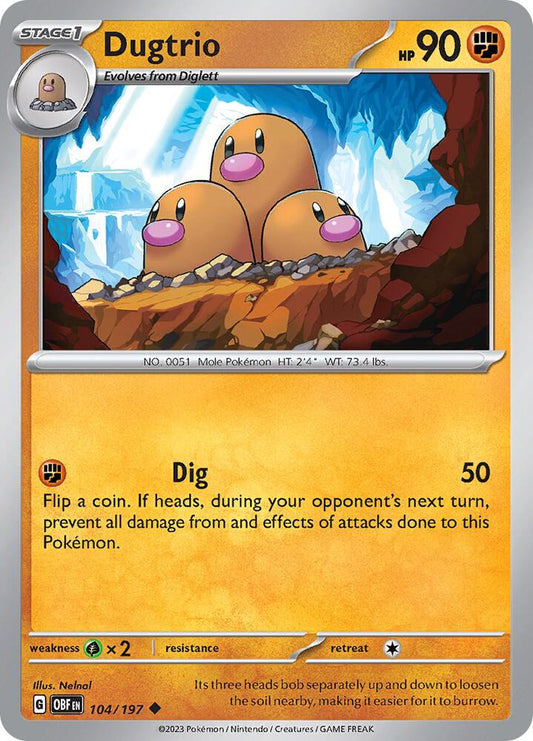Dugtrio [SV03: Obsidian Flames] 104/197