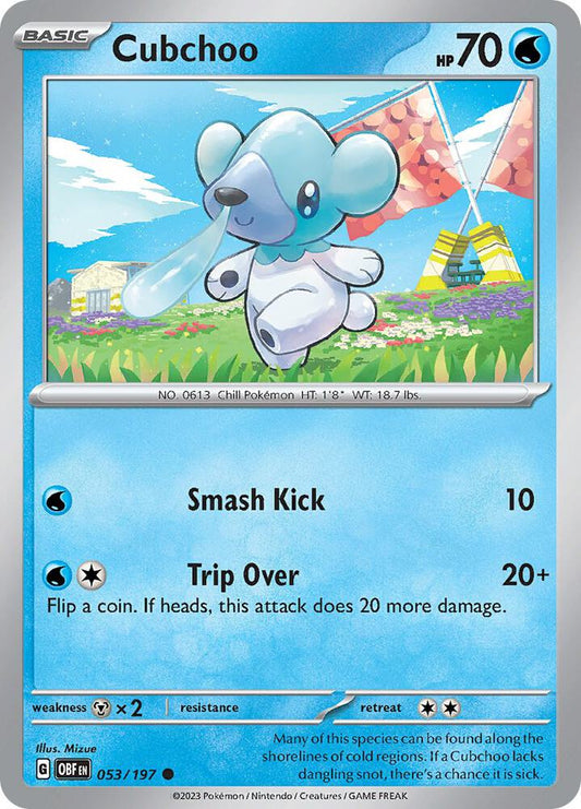 Cubchoo [SV03: Obsidian Flames] 053/197