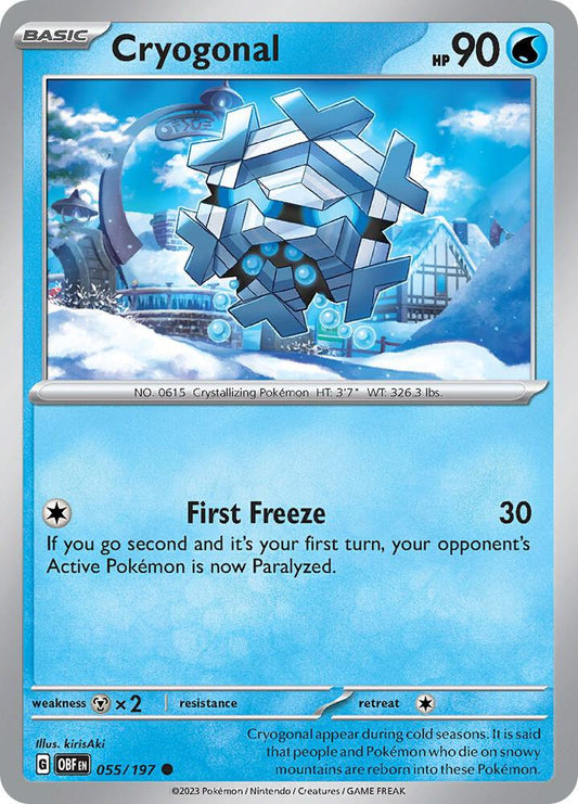 Cryogonal [SV03: Obsidian Flames] 055/197