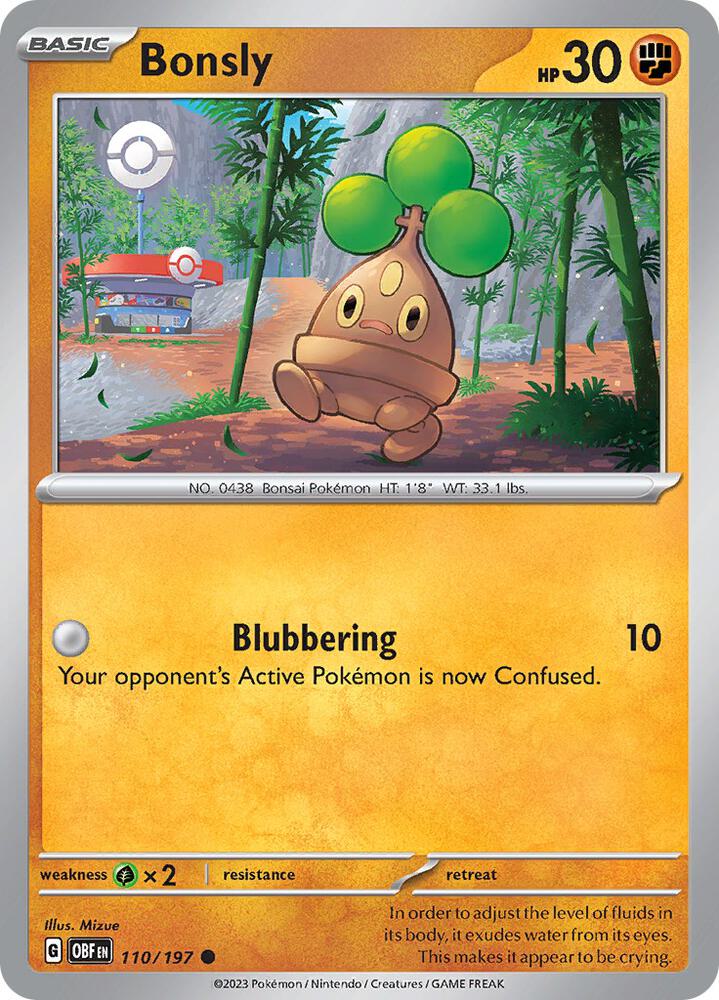 Bonsly [SV03: Obsidian Flames] 110/197