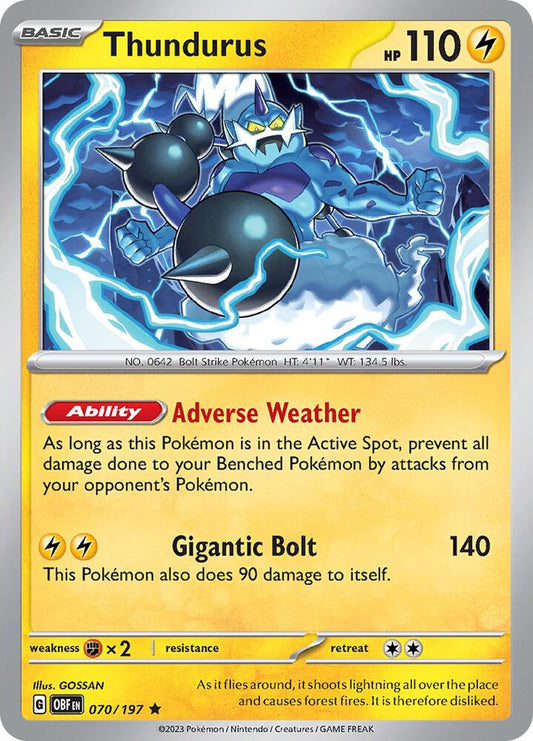 Thundurus [SV03: Obsidian Flames] 070/197