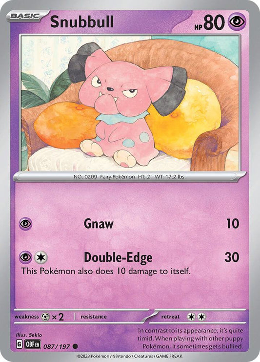 Snubbull [SV03: Obsidian Flames] 087/197
